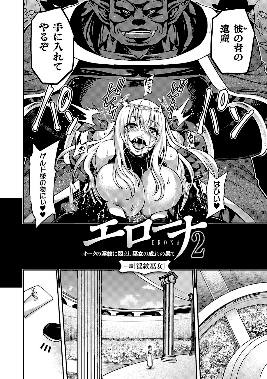 エローナ2 オークの淫紋に悶えし巫女の成れの果て  エロ画像4