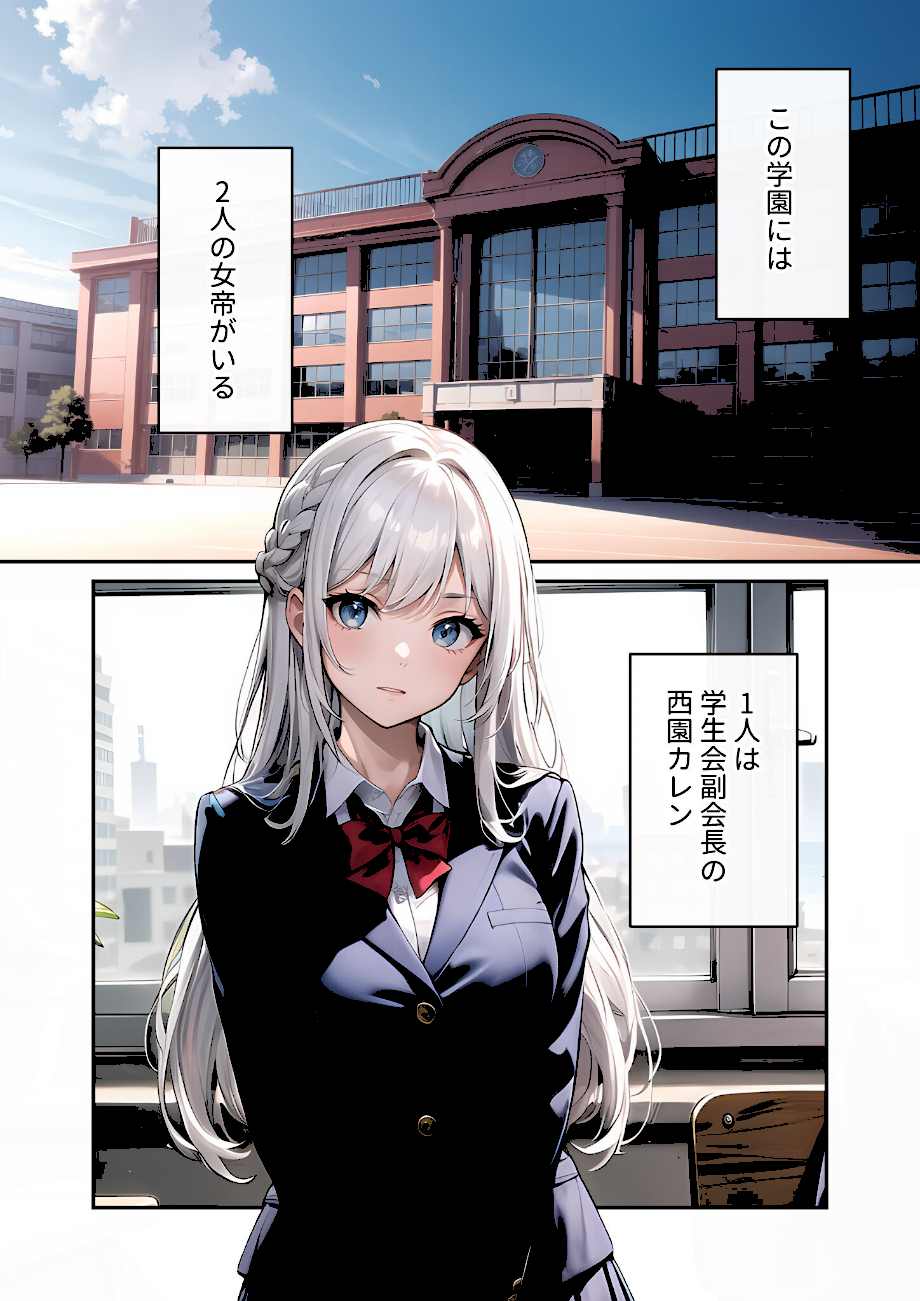 陰キャの僕、透視の力を手に入れる。第十四話 〜男嫌いな会長サマの無様な全校集会〜 モザイク版  エロ画像2